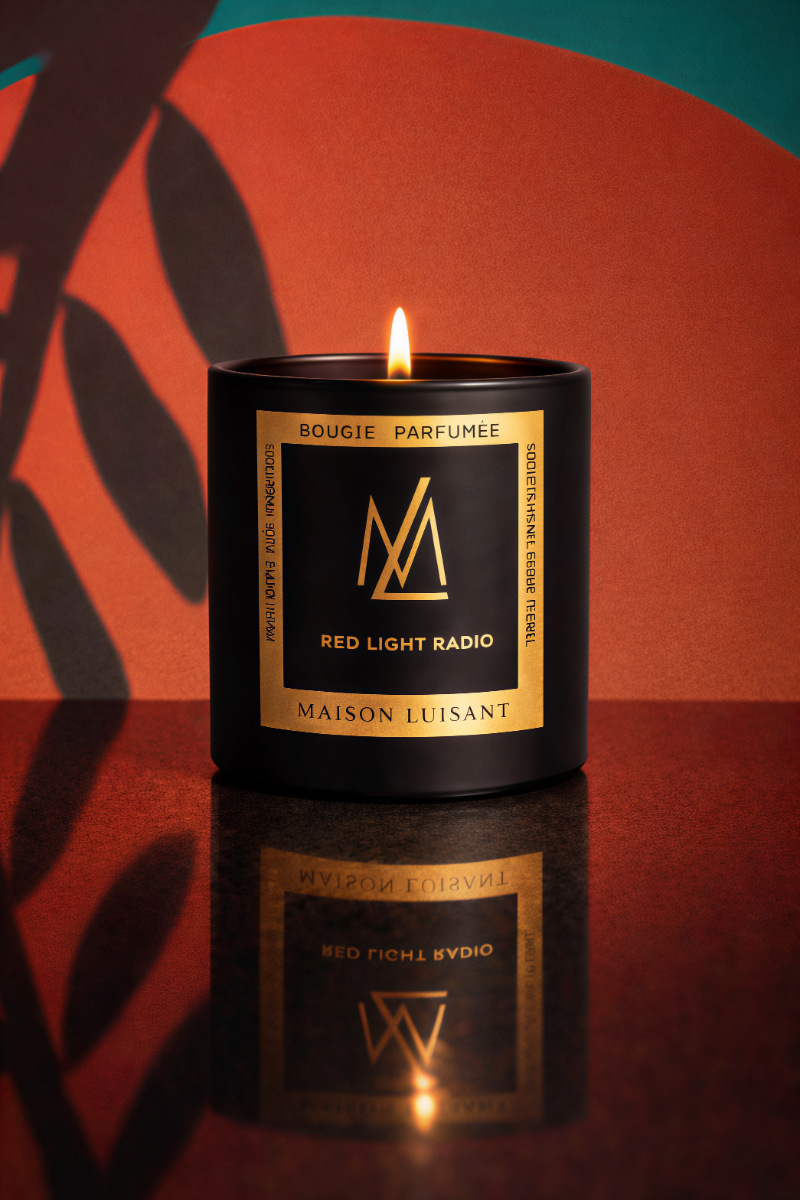 Red Light Radio Candle